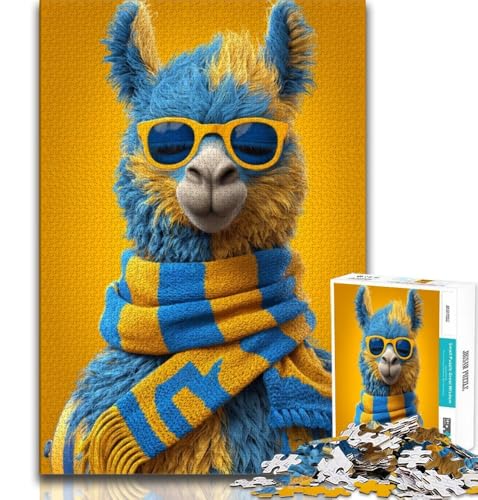 Alpaka-Puzzle, 1000 Teile, für Jugendliche und Erwachsene, Spielzeug, Lernspiele, Stressabbau, tolle Geschenke und Spielzeuge, 38x52cm Alpaka-Puzzle, 1000 Teile, für Jugendliche und Erwachsene, Spielzeug, Lernspiele, Stressabbau, tolle Geschenke und Spielzeuge, 38x52cm von FLKFDOZ