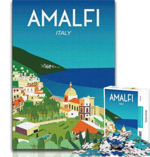 Amalfi-Puzzles für Erwachsene und Jugendliche, Puzzle, Spielzeug, Lernspiele, Stressabbau, tolle Geschenke und Spielzeuge, 70x100cm Amalfi-Puzzles für Erwachsene und Jugendliche, Puzzle, Spielzeug, Lernspiele, Stressabbau, tolle Geschenke und Spielzeuge, 70x100cm von FLKFDOZ