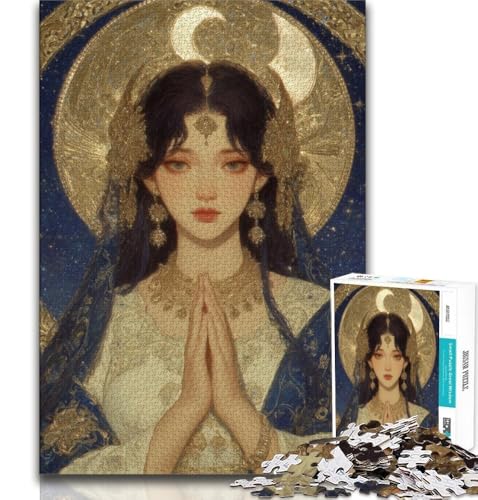 Anime-Engel-Puzzles für Erwachsene und Teenager, Puzzle, Dekomprimieren, intellektuelles Lernspielzeug, Wichtelgeschenke, 50x75cm Anime-Engel-Puzzles für Erwachsene und Teenager, Puzzle, Dekomprimieren, intellektuelles Lernspielzeug, Wichtelgeschenke, 50x75cm von FLKFDOZ