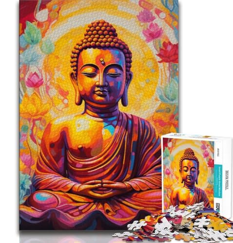 Art Buddha 1000 Teile Puzzle für Erwachsene und Jugendliche, Mustermontage, Spaß bei Aktivitäten zu Hause, Geburtstagsgeschenk, Reisegeschenke, 50x75cm Art Buddha 1000 Teile Puzzle für Erwachsene und Jugendliche, Mustermontage, Spaß bei Aktivitäten zu Hause, Geburtstagsgeschenk, Reisegeschenke, 50x75cm von FLKFDOZ