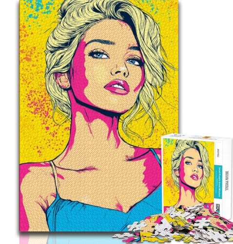 Art Girl Puzzle 1000 Teile für Teenager Geschenke, Spielzeug Lernspiele Stressabbau Tolle Geschenke und Spielzeug 50x75cm Art Girl Puzzle 1000 Teile für Teenager Geschenke, Spielzeug Lernspiele Stressabbau Tolle Geschenke und Spielzeug 50x75cm von FLKFDOZ