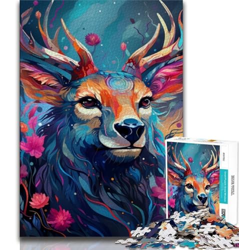 Art Moose 1000-teiliges Puzzle für Erwachsene, Geschenke, für Lernspiele, Herausforderungsspielzeug, einzigartige Heimdekoration und Geschenke, 38x26cm Art Moose 1000-teiliges Puzzle für Erwachsene, Geschenke, für Lernspiele, Herausforderungsspielzeug, einzigartige Heimdekoration und Geschenke, 38x26cm von FLKFDOZ