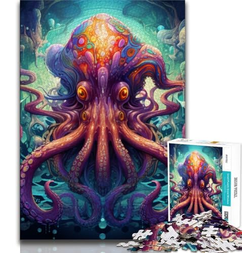 Art Octopus 2000-teiliges Puzzle für Erwachsene und Jugendliche, Quizspiel, Wanddekoration, einzigartige Geburtstags, 70x100cm Art Octopus 2000-teiliges Puzzle für Erwachsene und Jugendliche, Quizspiel, Wanddekoration, einzigartige Geburtstags, 70x100cm von FLKFDOZ