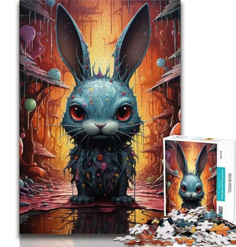 Art Rabbits Puzzle 1000 Teile für Erwachsene und Jugendliche, Spielzeug, Lernspiele, Stressabbau, tolle Geschenke und Spielzeuge, 50x75cm Art Rabbits Puzzle 1000 Teile für Erwachsene und Jugendliche, Spielzeug, Lernspiele, Stressabbau, tolle Geschenke und Spielzeuge, 50x75cm von FLKFDOZ
