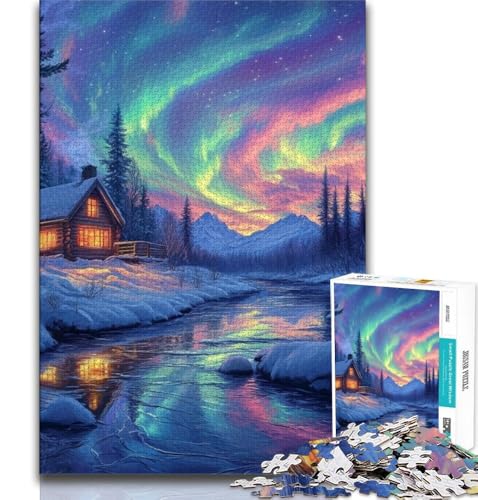 Aurora Puzzles für Erwachsene, 2000 Puzzles, Familienspiel, Stressabbau, schwierige Herausforderung, Wichtelgeschenke, 70x100cm Aurora Puzzles für Erwachsene, 2000 Puzzles, Familienspiel, Stressabbau, schwierige Herausforderung, Wichtelgeschenke, 70x100cm von FLKFDOZ