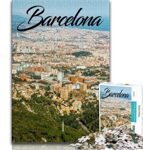 Barcelona-Puzzles für Erwachsene und Jugendliche, 2000 Teile, Familienspiel zum Stressabbau, schwierige Herausforderung, tolle Geschenke und Spielzeuge, 70x100cm Barcelona-Puzzles für Erwachsene und Jugendliche, 2000 Teile, Familienspiel zum Stressabbau, schwierige Herausforderung, tolle Geschenke und Spielzeuge, 70x100cm von FLKFDOZ