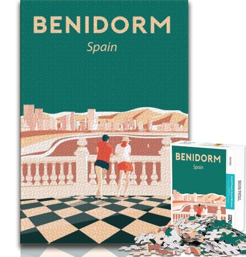 Benidorm, Spanien-Reise-Puzzle, 2000 Teile, für Erwachsene und Jugendliche, anspruchsvolles Spiel und Familienspaß, ganze Familie, 70x100cm Benidorm, Spanien-Reise-Puzzle, 2000 Teile, für Erwachsene und Jugendliche, anspruchsvolles Spiel und Familienspaß, ganze Familie, 70x100cm von FLKFDOZ