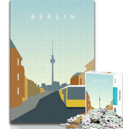 Berlin-Puzzles für Teenager, 1000 Teile, Familienspiel, Stressabbau, schwierige Herausforderung, tolle Geschenke und Spielzeuge, 50x75cm Berlin-Puzzles für Teenager, 1000 Teile, Familienspiel, Stressabbau, schwierige Herausforderung, tolle Geschenke und Spielzeuge, 50x75cm von FLKFDOZ