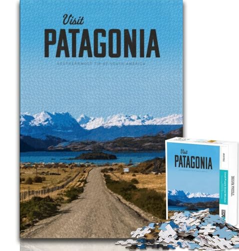 Besuchen Sie Patagonia Puzzle 1000 Teile für Erwachsene und Jugendliche, entspannendes intellektuelles Lernspielzeug, tolle Geschenke und Spielzeuge, 50x75cm Besuchen Sie Patagonia Puzzle 1000 Teile für Erwachsene und Jugendliche, entspannendes intellektuelles Lernspielzeug, tolle Geschenke und Spielzeuge, 50x75cm von FLKFDOZ