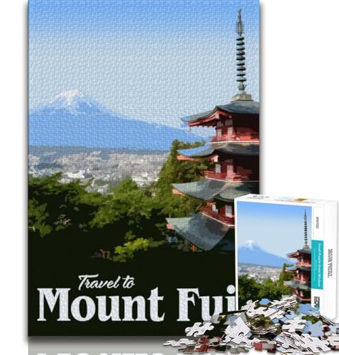 Besuchen Sie den Berg Fuji, 1000-teiliges Puzzle für Erwachsene und Jugendliche, Lernspielzeug, ganze Familie, 50x75cm Besuchen Sie den Berg Fuji, 1000-teiliges Puzzle für Erwachsene und Jugendliche, Lernspielzeug, ganze Familie, 50x75cm von FLKFDOZ