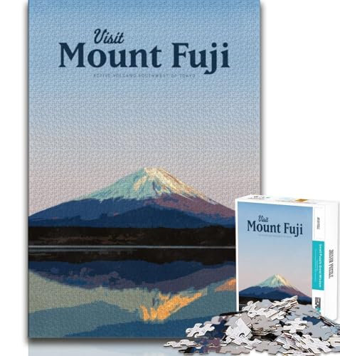 Besuchen Sie den Berg Fuji, Puzzles für Erwachsene und Jugendliche, 1000 Teile, dekomprimierendes intellektuelles Lernspielzeug, tolle Geschenke und Spielzeuge, 50x75cm Besuchen Sie den Berg Fuji, Puzzles für Erwachsene und Jugendliche, 1000 Teile, dekomprimierendes intellektuelles Lernspielzeug, tolle Geschenke und Spielzeuge, 50x75cm von FLKFDOZ