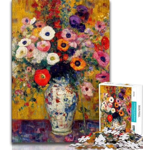 Blumen in Einer Vase Puzzle für Erwachsene, 1000 Teile, anspruchsvolles Spiel und Familienspiel, ganze Familie, 38x52cm Blumen in Einer Vase Puzzle für Erwachsene, 1000 Teile, anspruchsvolles Spiel und Familienspiel, ganze Familie, 38x52cm von FLKFDOZ