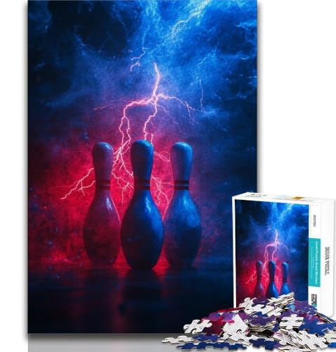 Bowling-Sport-Puzzle mit 1000 Teilen für Erwachsene und Jugendliche, lustige Spiele, jedes Teil ist einzigartig – anspruchsvolles Familienspiel, 38x26cm Bowling-Sport-Puzzle mit 1000 Teilen für Erwachsene und Jugendliche, lustige Spiele, jedes Teil ist einzigartig – anspruchsvolles Familienspiel, 38x26cm von FLKFDOZ