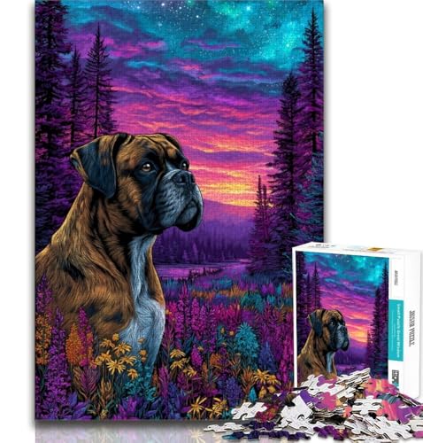 Boxer-Hunde-Puzzle 2000 Teile für Teenager, anspruchsvolles Spiel und Familienspiel mit vollständig ineinandergreifenden, zufällig geformten Teilen, 70x100cm Boxer-Hunde-Puzzle 2000 Teile für Teenager, anspruchsvolles Spiel und Familienspiel mit vollständig ineinandergreifenden, zufällig geformten Teilen, 70x100cm von FLKFDOZ