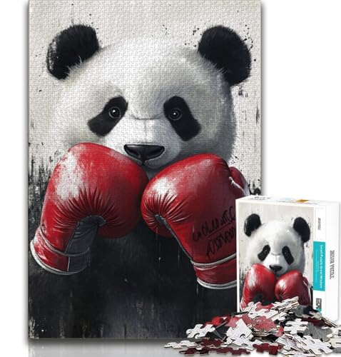 Boxer-Panda-Puzzles für Erwachsene und Teenager. Puzzle, Entspannungsspiele ganze Familie, 38x52cm Boxer-Panda-Puzzles für Erwachsene und Teenager. Puzzle, Entspannungsspiele ganze Familie, 38x52cm von FLKFDOZ