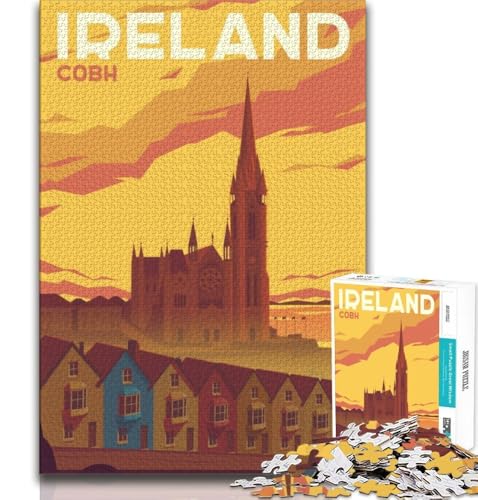 Cobh Puzzles für Erwachsene und Jugendliche, anspruchsvolles Spiel und Familienspiel, ganze Familie, 70x100cm Cobh Puzzles für Erwachsene und Jugendliche, anspruchsvolles Spiel und Familienspiel, ganze Familie, 70x100cm von FLKFDOZ