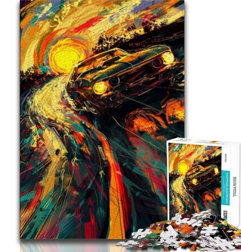 Cooles Sportwagen-Puzzle mit 1000 Teilen für Teenager, anspruchsvolles Spiel und Familienspiel, Wanddekoration, einzigartige Geburtstags, 38x26cm Cooles Sportwagen-Puzzle mit 1000 Teilen für Teenager, anspruchsvolles Spiel und Familienspiel, Wanddekoration, einzigartige Geburtstags, 38x26cm von FLKFDOZ