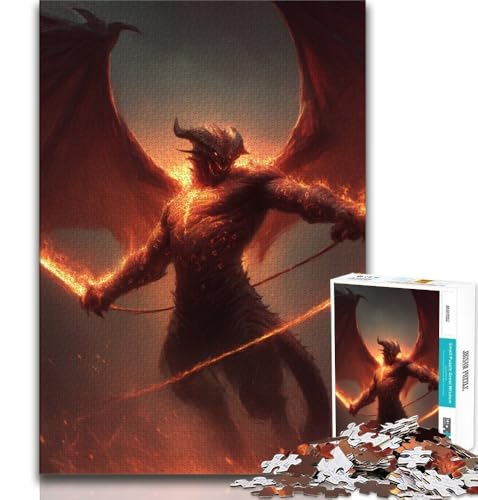 Dämonen-Puzzle, 1000 Teile, für Erwachsene und Jugendliche, Spielzeug, Lernspiele, Stressabbau, tolle Geschenke und Spielzeuge, 38x52cm Dämonen-Puzzle, 1000 Teile, für Erwachsene und Jugendliche, Spielzeug, Lernspiele, Stressabbau, tolle Geschenke und Spielzeuge, 38x52cm von FLKFDOZ