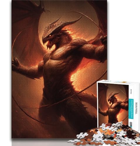 Dämonen-Puzzles für Erwachsene und Teenager, herausforderndes, Aber lustiges und humorvolles Lernspiel zum Geburtstag, 38x26cm Dämonen-Puzzles für Erwachsene und Teenager, herausforderndes, Aber lustiges und humorvolles Lernspiel zum Geburtstag, 38x26cm von FLKFDOZ