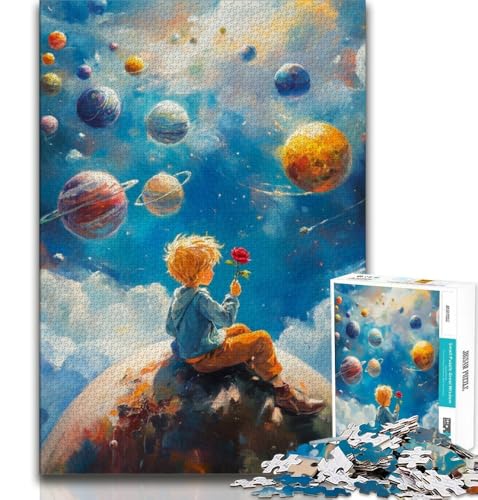 Der Planet des kleinen Prinzen, Puzzle für Erwachsene, 1000 Teile, Staycation, Zeit totschlagen, jedes Teil ist einzigartig – anspruchsvolles Familienspiel, 38x52cm Der Planet des kleinen Prinzen, Puzzle für Erwachsene, 1000 Teile, Staycation, Zeit totschlagen, jedes Teil ist einzigartig – anspruchsvolles Familienspiel, 38x52cm von FLKFDOZ