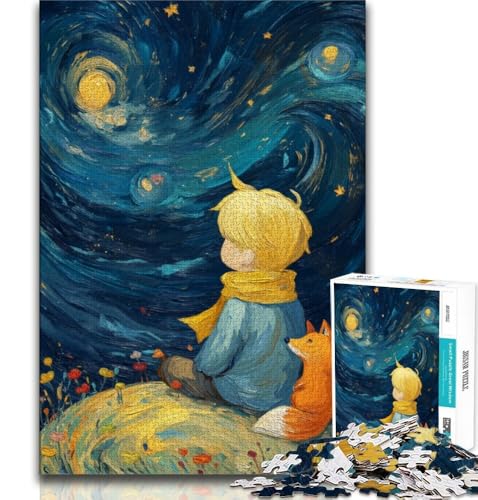 Der kleine Prinz, 2000-teiliges Puzzle für Erwachsene und Jugendliche, Denkspiel, Wanddekoration, einzigartige Geburtstags, 70x100cm Der kleine Prinz, 2000-teiliges Puzzle für Erwachsene und Jugendliche, Denkspiel, Wanddekoration, einzigartige Geburtstags, 70x100cm von FLKFDOZ