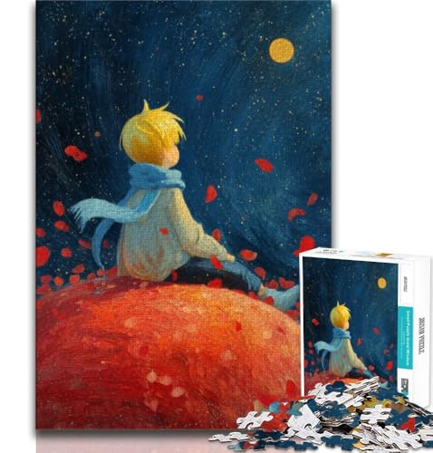 Der kleine Prinz Puzzle 1000 Teile für Teenager, Mustermontage, Spaß bei Aktivitäten zu Hause, Geburtstagsgeschenk, Reisegeschenke, 38x52cm Der kleine Prinz Puzzle 1000 Teile für Teenager, Mustermontage, Spaß bei Aktivitäten zu Hause, Geburtstagsgeschenk, Reisegeschenke, 38x52cm von FLKFDOZ