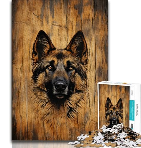 Deutscher Schäferhund Puzzle 1000 Teile für Teenager Geschenke, Spielzeug Lernspiele Stressabbau Tolle Geschenke und Spielzeug 50x75cm Deutscher Schäferhund Puzzle 1000 Teile für Teenager Geschenke, Spielzeug Lernspiele Stressabbau Tolle Geschenke und Spielzeug 50x75cm von FLKFDOZ