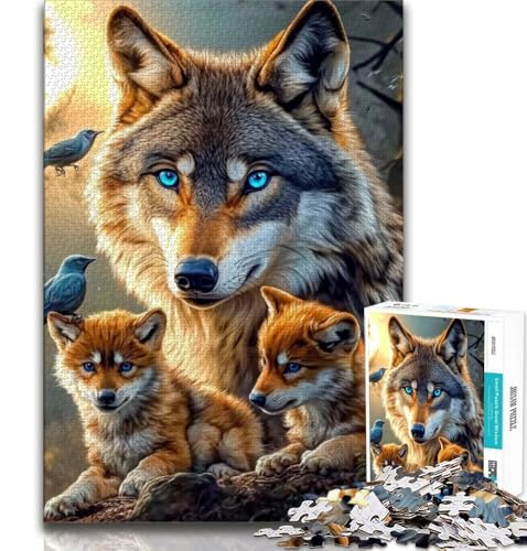 Die Wolfsfamilie, 2000-teiliges Puzzle für Erwachsene, anspruchsvolles Spielgeschenk, ganze Familie, 70x100cm Die Wolfsfamilie, 2000-teiliges Puzzle für Erwachsene, anspruchsvolles Spielgeschenk, ganze Familie, 70x100cm von FLKFDOZ