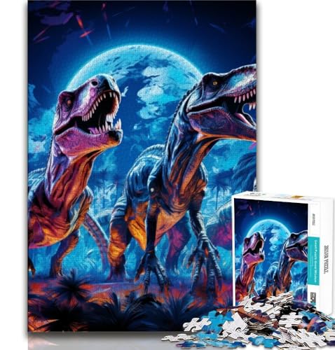 Dinosaurierwelt 1000-teiliges Puzzle für Erwachsene, Geschenke, Lernspiele, Heimdekoration, als Geschenk für die ganze Familie, 38x26cm Dinosaurierwelt 1000-teiliges Puzzle für Erwachsene, Geschenke, Lernspiele, Heimdekoration, als Geschenk für die ganze Familie, 38x26cm von FLKFDOZ
