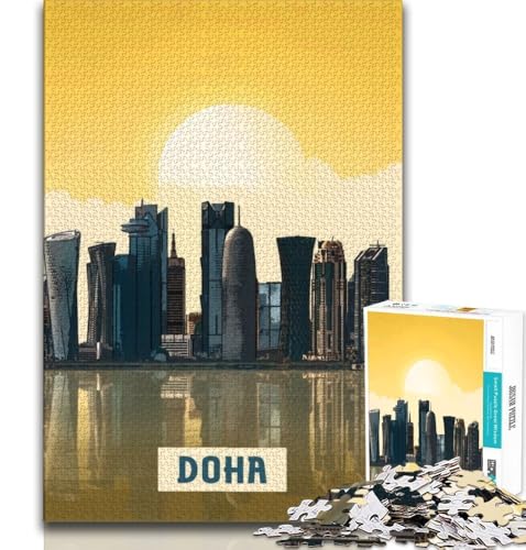 Doha Puzzles für Erwachsene und Jugendliche, Puzzle, Spielzeug, Lernspiele, Stressabbau, tolle Geschenke und Spielzeuge, 38x26cm Doha Puzzles für Erwachsene und Jugendliche, Puzzle, Spielzeug, Lernspiele, Stressabbau, tolle Geschenke und Spielzeuge, 38x26cm von FLKFDOZ