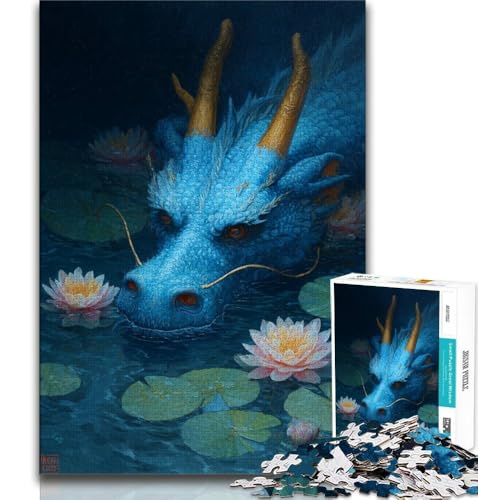 Drache im Fluss Puzzle für Erwachsene 1000 Teile Puzzle, Denkspiel Wanddekoration Einzigartige Geburtstags 38x26cm Drache im Fluss Puzzle für Erwachsene 1000 Teile Puzzle, Denkspiel Wanddekoration Einzigartige Geburtstags 38x26cm von FLKFDOZ