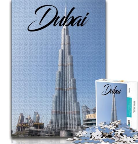 Dubai-Puzzles für Teenager, 1000 Teile, anspruchsvolles Spiel, Geschenke für die ganze Familie, 50x75cm Dubai-Puzzles für Teenager, 1000 Teile, anspruchsvolles Spiel, Geschenke für die ganze Familie, 50x75cm von FLKFDOZ
