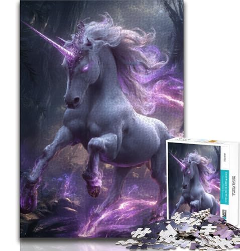 Einhorn-Puzzle 1000 Teile für Erwachsene und Jugendliche, Spielzeug, Lernspiele, Stressabbau, tolle Geschenke und Spielzeuge, 38x52cm Einhorn-Puzzle 1000 Teile für Erwachsene und Jugendliche, Spielzeug, Lernspiele, Stressabbau, tolle Geschenke und Spielzeuge, 38x52cm von FLKFDOZ