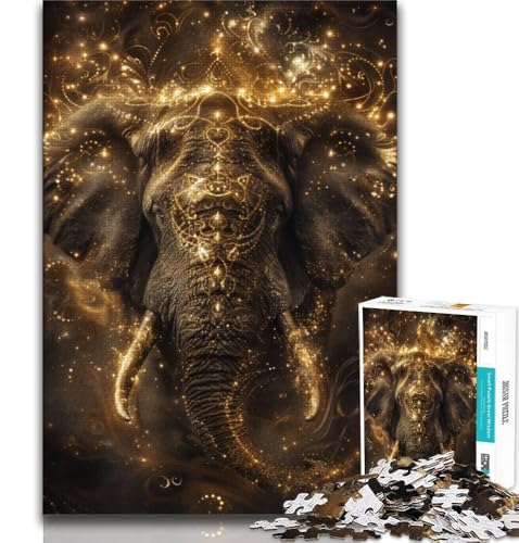 Elefanten-Ölgemälde, 1000 Teile, Puzzle für Erwachsene und Jugendliche, Spielzeug, Lernspiele, Stressabbau, geeignet als Schreibtischdekoration, 50x75cm Elefanten-Ölgemälde, 1000 Teile, Puzzle für Erwachsene und Jugendliche, Spielzeug, Lernspiele, Stressabbau, geeignet als Schreibtischdekoration, 50x75cm von FLKFDOZ