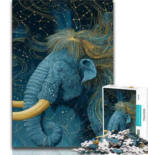 Elefanten-Puzzle 1000 Teile für Teenager-Geschenke, Spielzeug, Lernspiele, Stressabbau, tolle Geschenke und Spielzeuge, 50x75cm Elefanten-Puzzle 1000 Teile für Teenager-Geschenke, Spielzeug, Lernspiele, Stressabbau, tolle Geschenke und Spielzeuge, 50x75cm von FLKFDOZ