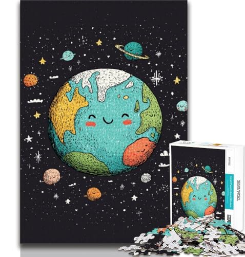 Erdpuzzle 1000 Teile für Erwachsene, anspruchsvolles Spiel und Familienspiel, Wanddekoration, einzigartige Geburtstags, 50x75cm Erdpuzzle 1000 Teile für Erwachsene, anspruchsvolles Spiel und Familienspiel, Wanddekoration, einzigartige Geburtstags, 50x75cm von FLKFDOZ
