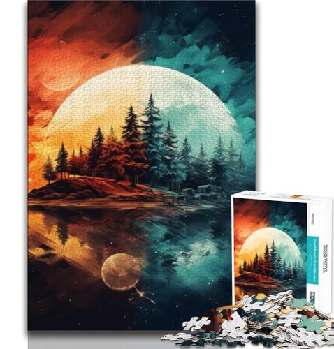 Fantasielandschaft 1000 Teile Puzzle für Erwachsene und Jugendliche, Spielzeug, Lernspiele, Stressabbau, tolle Geschenke und Spielzeuge, 50x75cm Fantasielandschaft 1000 Teile Puzzle für Erwachsene und Jugendliche, Spielzeug, Lernspiele, Stressabbau, tolle Geschenke und Spielzeuge, 50x75cm von FLKFDOZ