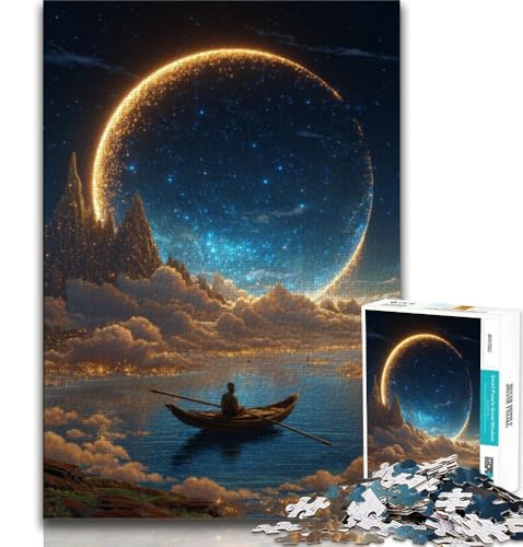 Fantasielandschaft 1000-teiliges Puzzle, anspruchsvolles Spiel und Familienspiel, ganze Familie, 38x52cm Fantasielandschaft 1000-teiliges Puzzle, anspruchsvolles Spiel und Familienspiel, ganze Familie, 38x52cm von FLKFDOZ