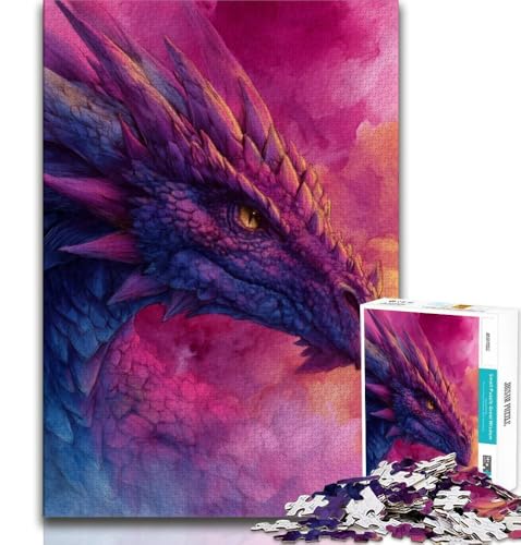 Fantasy Dragon 2000-teiliges Puzzle für Erwachsene und Jugendliche, Quizspiel, Wanddekoration, einzigartige Geburtstags, 70x100cm Fantasy Dragon 2000-teiliges Puzzle für Erwachsene und Jugendliche, Quizspiel, Wanddekoration, einzigartige Geburtstags, 70x100cm von FLKFDOZ