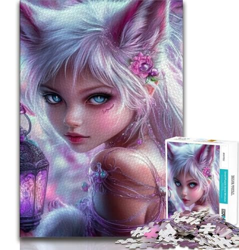Fantasy Fox 1000-teiliges Puzzle, anspruchsvolles Spiel und Familienspiel, ganze Familie, 38x26cm Fantasy Fox 1000-teiliges Puzzle, anspruchsvolles Spiel und Familienspiel, ganze Familie, 38x26cm von FLKFDOZ