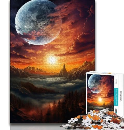 Fantasy-Landschafts-Puzzle 1000 Teile für Erwachsene und Jugendliche, Spielzeug, Lernspiele, Stressabbau, tolle Geschenke und Spielzeuge, 50x75cm Fantasy-Landschafts-Puzzle 1000 Teile für Erwachsene und Jugendliche, Spielzeug, Lernspiele, Stressabbau, tolle Geschenke und Spielzeuge, 50x75cm von FLKFDOZ