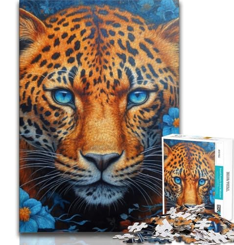 Fantasy Leopard Puzzle 1000 Teile für Erwachsene und Jugendliche, Spielzeug, Lernspiele, Stressabbau, tolle Geschenke und Spielzeuge, 50x75cm Fantasy Leopard Puzzle 1000 Teile für Erwachsene und Jugendliche, Spielzeug, Lernspiele, Stressabbau, tolle Geschenke und Spielzeuge, 50x75cm von FLKFDOZ
