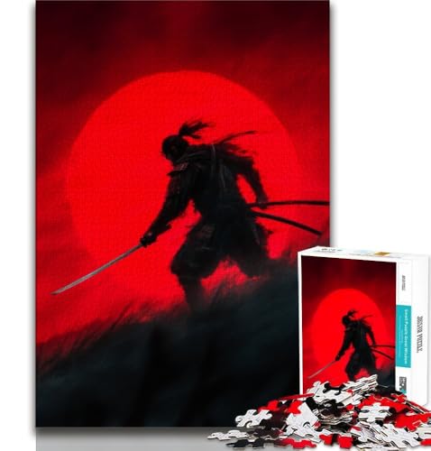 Fantasy Ninja Warrior Puzzle für Teenager, 1000 Teile, Lernspiele, Heimdekoration, Geschenk für die ganze Familie, 38x52cm Fantasy Ninja Warrior Puzzle für Teenager, 1000 Teile, Lernspiele, Heimdekoration, Geschenk für die ganze Familie, 38x52cm von FLKFDOZ