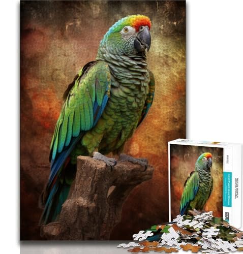 Fantasy-Papagei, 1000 Teile Puzzle für Erwachsene und Jugendliche, Spielspielzeug, jedes Teil ist einzigartig – anspruchsvolles Familienspiel, 50x75cm von FLKFDOZ