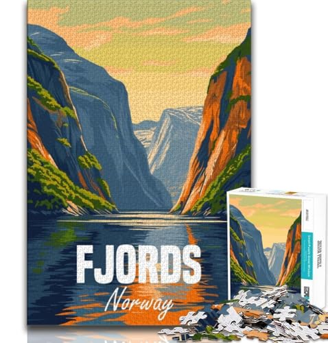 Fjorde Norwegen Puzzles für Erwachsene und Jugendliche, Spielzeug, Lernspiele, Stressabbau, tolle Geschenke und Spielzeuge, 70x100cm Fjorde Norwegen Puzzles für Erwachsene und Jugendliche, Spielzeug, Lernspiele, Stressabbau, tolle Geschenke und Spielzeuge, 70x100cm von FLKFDOZ