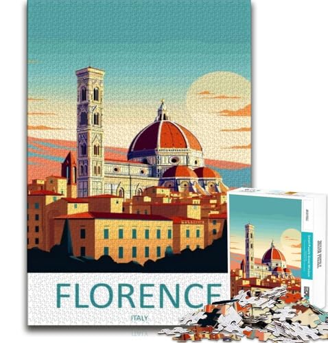 Florence Puzzle für Erwachsene, 1000 Teile, anspruchsvolles Spiel und Familienspiel, ganze Familie, 50x75cm Florence Puzzle für Erwachsene, 1000 Teile, anspruchsvolles Spiel und Familienspiel, ganze Familie, 50x75cm von FLKFDOZ