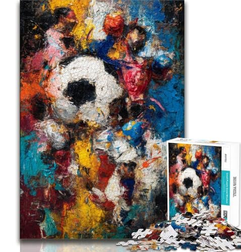 Fußball-Puzzle 1000 Teile für Teenager-Geschenke, Spielzeug, Lernspiele, Stressabbau, tolle Geschenke und Spielzeuge, 38x52cm Fußball-Puzzle 1000 Teile für Teenager-Geschenke, Spielzeug, Lernspiele, Stressabbau, tolle Geschenke und Spielzeuge, 38x52cm von FLKFDOZ