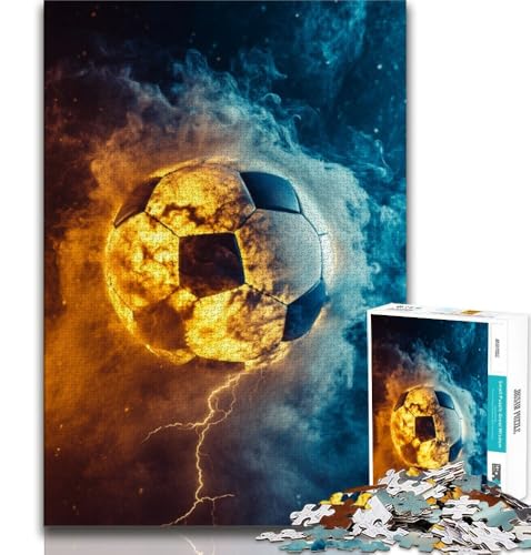 Fußball-Sport-Puzzle, 1000 Teile, für Erwachsene und Jugendliche, Lernspielzeug, Familienspiele, Geburtstagsgeschenk, Geschenke, 38x26cm Fußball-Sport-Puzzle, 1000 Teile, für Erwachsene und Jugendliche, Lernspielzeug, Familienspiele, Geburtstagsgeschenk, Geschenke, 38x26cm von FLKFDOZ