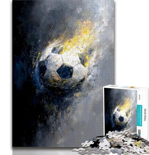 Fußball-Sport-Puzzles für Teenager, anspruchsvolles Spielspielzeug, jedes Teil ist einzigartig – anspruchsvolles Familienspiel, 38x26cm Fußball-Sport-Puzzles für Teenager, anspruchsvolles Spielspielzeug, jedes Teil ist einzigartig – anspruchsvolles Familienspiel, 38x26cm von FLKFDOZ