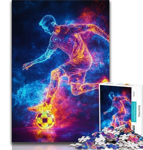 Fußball-Sportpuzzle 1000 Teile für Erwachsene, anspruchsvoll zu vervollständigen, Aber lustig und humorvoll, einzigartige Heimdekoration und Geschenke, 38x26cm Fußball-Sportpuzzle 1000 Teile für Erwachsene, anspruchsvoll zu vervollständigen, Aber lustig und humorvoll, einzigartige Heimdekoration und Geschenke, 38x26cm von FLKFDOZ